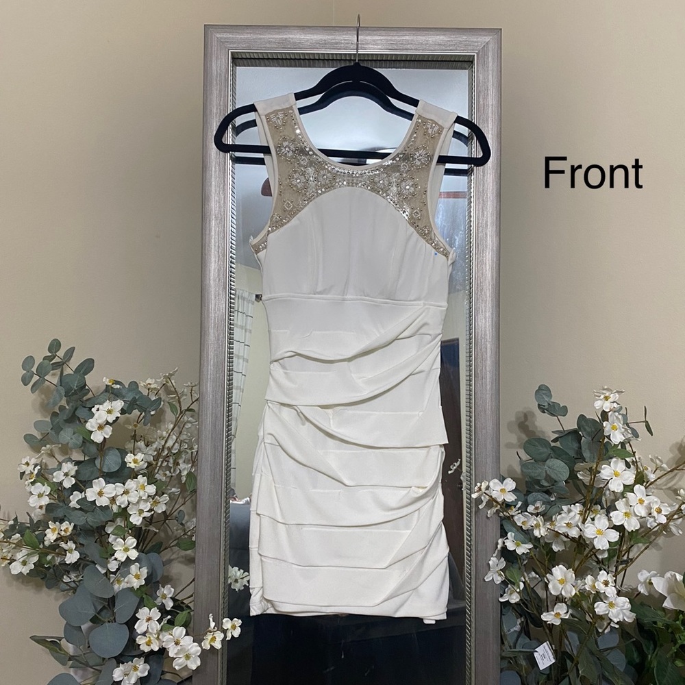 Mini White Dress